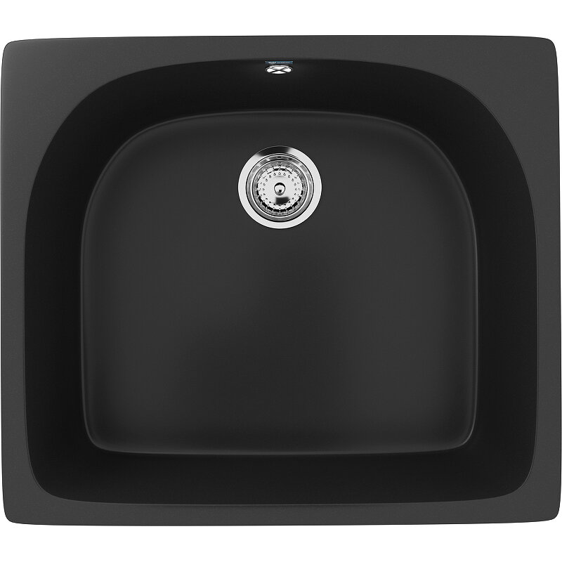 Изображение товара Кухонная мойка Ulgran U-408, 59 см, ультра-черный