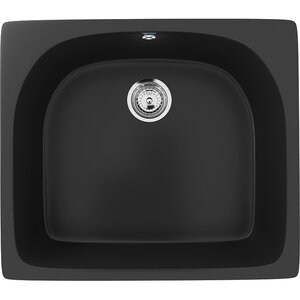 Изображение товара Мойка кухонная Ulgran U-408 U-408-344, 59 см, цвет ультра-черный