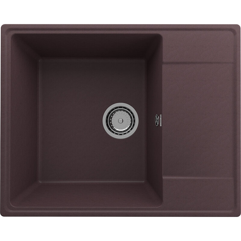 Изображение товара Кухонная мойка Quartz Prima Prima 605-06 60.5 см коричневая искусственный камень