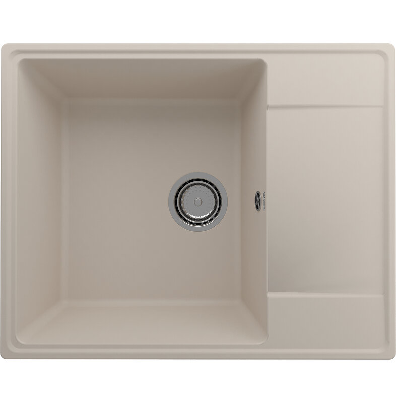 Изображение товара Мойка кухонная Quartz Prima 605-02, 60.5 см, цвет лен