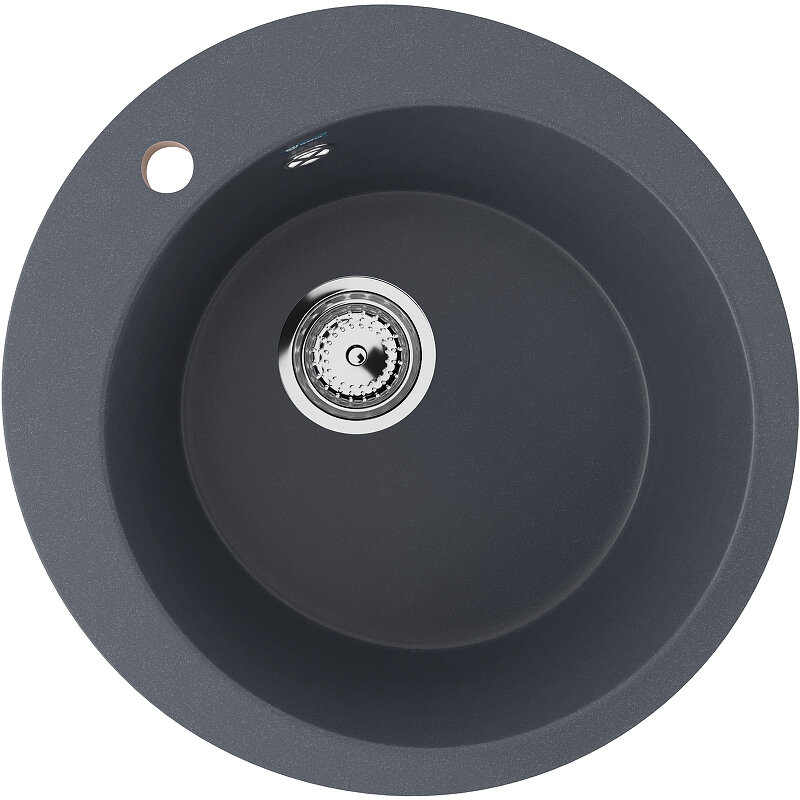 Изображение товара Мойка кухонная Ulgran U-405 серый антрацит 49.5 см