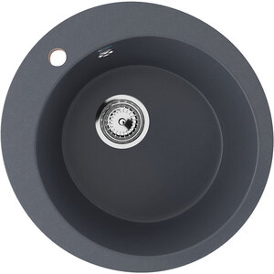 Изображение товара Мойка кухонная Ulgran U-405 серый антрацит 49.5 см