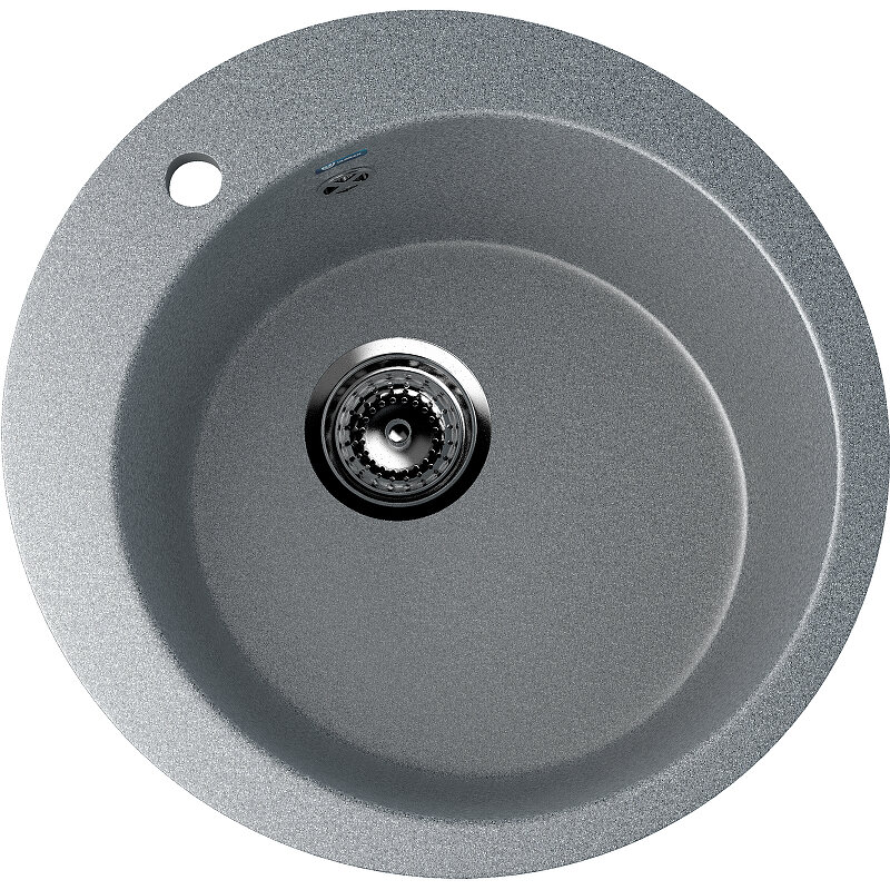 Изображение товара Мойка кухонная Ulgran U-405 U-405-309, 49.5 см, цвет темно-серый
