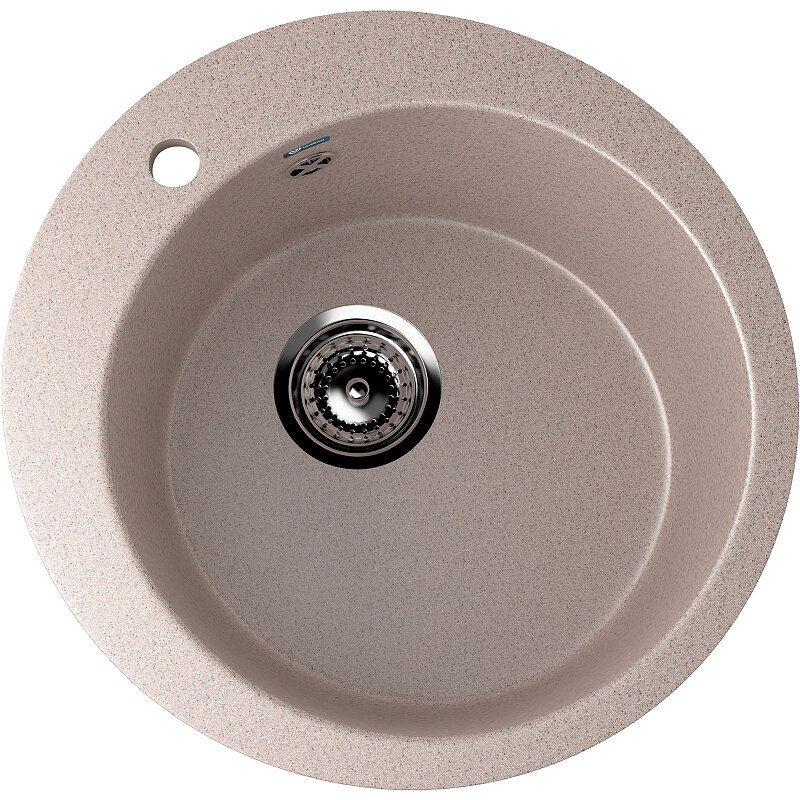 Изображение товара Мойка кухонная Ulgran U-405 U-405-302, 49.5 см, цвет песочный