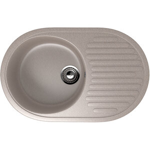 Изображение товара Мойка кухонная Ulgran U-107 U-107-302, 72 см, цвет песочный