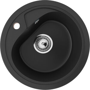 Изображение товара Мойка кухонная Ulgran U-500 U-500-344, 44 см, цвет ультра-черный