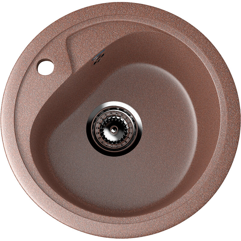 Изображение товара Мойка кухонная Ulgran U-500 U-500-307, 44 см, цвет терракот