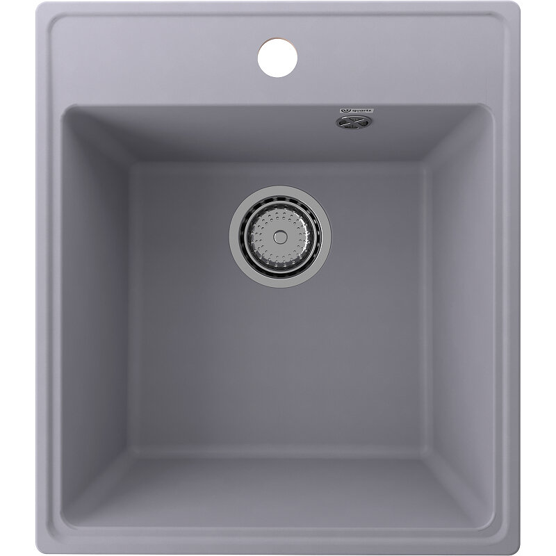 Изображение товара Мойка кухонная Ulgran Quartz Forte 460-05 46 см бетон