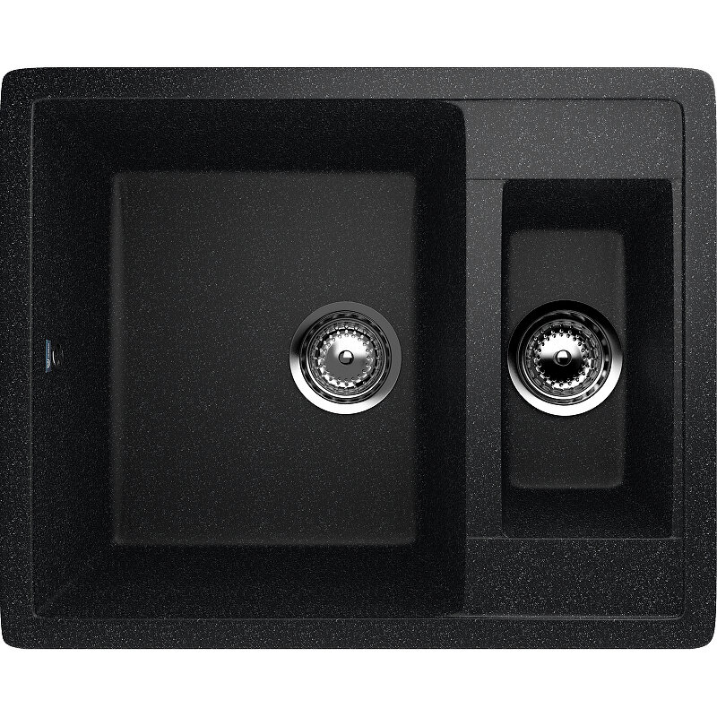 Изображение товара Мойка кухонная Ulgran U-106, 60 см, черная, накладная