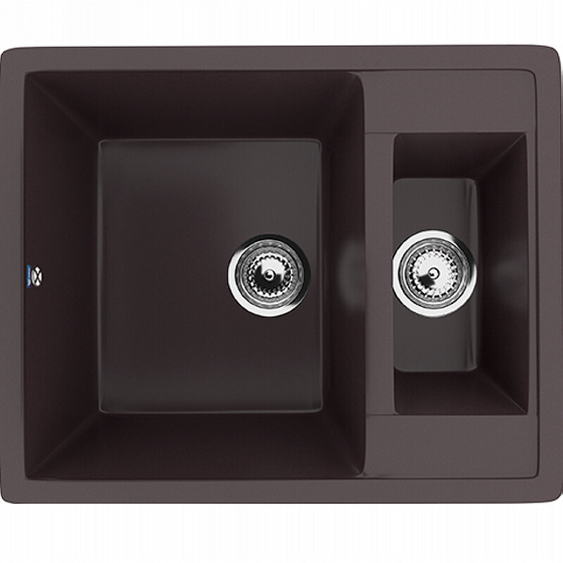 Изображение товара Мойка кухонная Ulgran U-106 U-106-345, 60 см, цвет шоколад