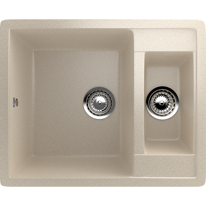 Изображение товара [Кухонная раковина] Ulgran U-106-328 Бежевый с глубиной чаши 19 см