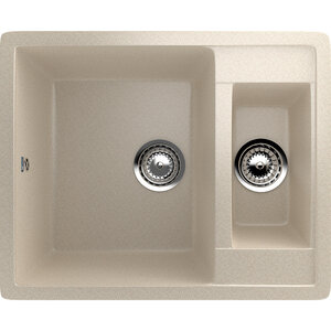 Изображение товара Кухонная мойка Ulgran U-106 бежевый 60 см двухкамерная встроенная