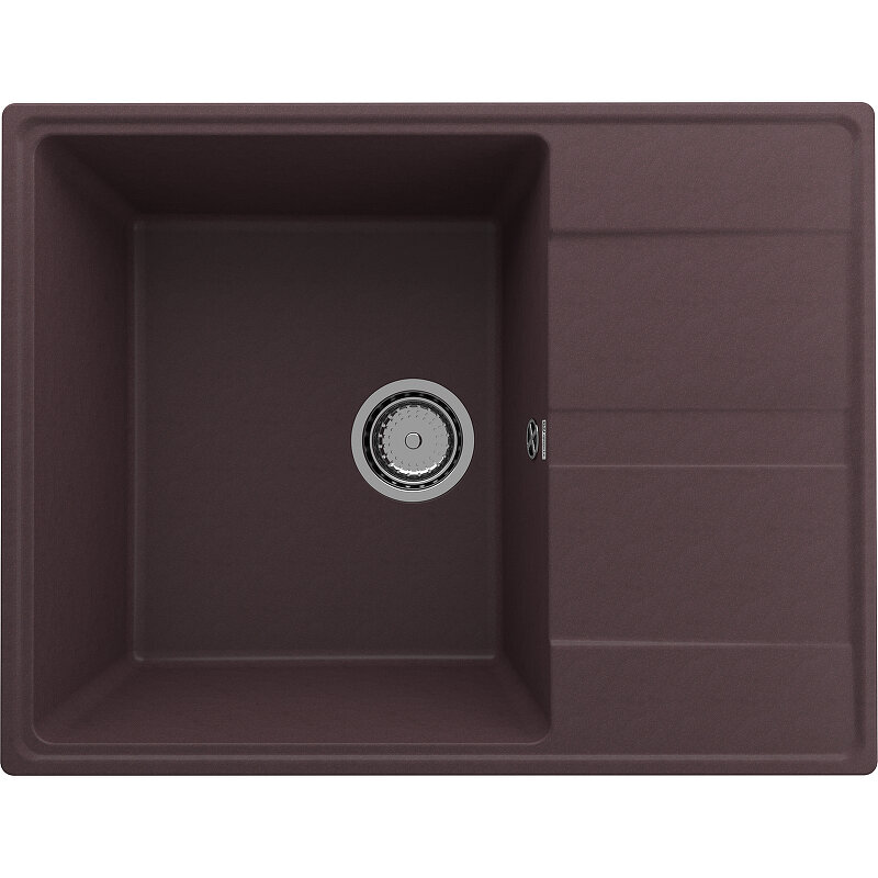 Изображение товара Кухонная мойка Ulgran Quartz Prima 700-06, цвет трюфель, 70 см