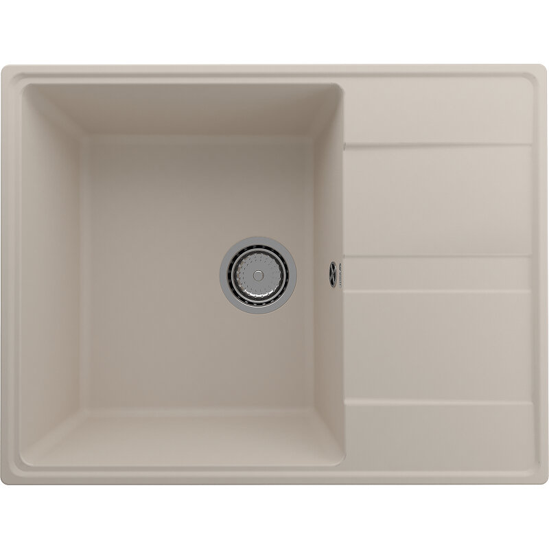 Изображение товара Кухонная мойка Ulgran Quartz Prima 700-02 70 см искусственный камень бежевый