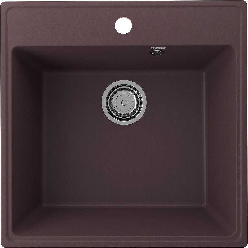 Изображение товара Кухонная мойка Ulgran Quartz Forte 50.5 см цвет трюфель