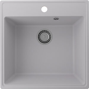 Изображение товара Мойка кухонная Ulgran Quartz Forte 505-04, 50.5 см, цвет платина