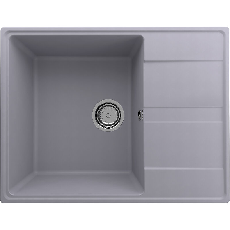 Изображение товара Мойка кухонная Ulgran Quartz Prima 650-05 65 см искусственный камень серый