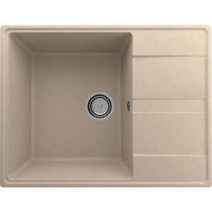 Изображение товара Мойка кухонная Ulgran Quartz Prima Prima 650-03, 65 см, цвет десерт