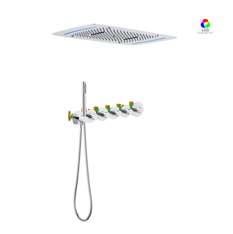 Изображение товара Встроенная душевая система с термостатом и подсветкой Timo Saona SX-2319/00SM