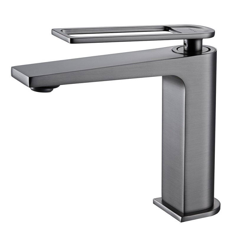 Изображение товара Смеситель Black&White Universe для раковины Gun Metal UK9901MG  однорычажный