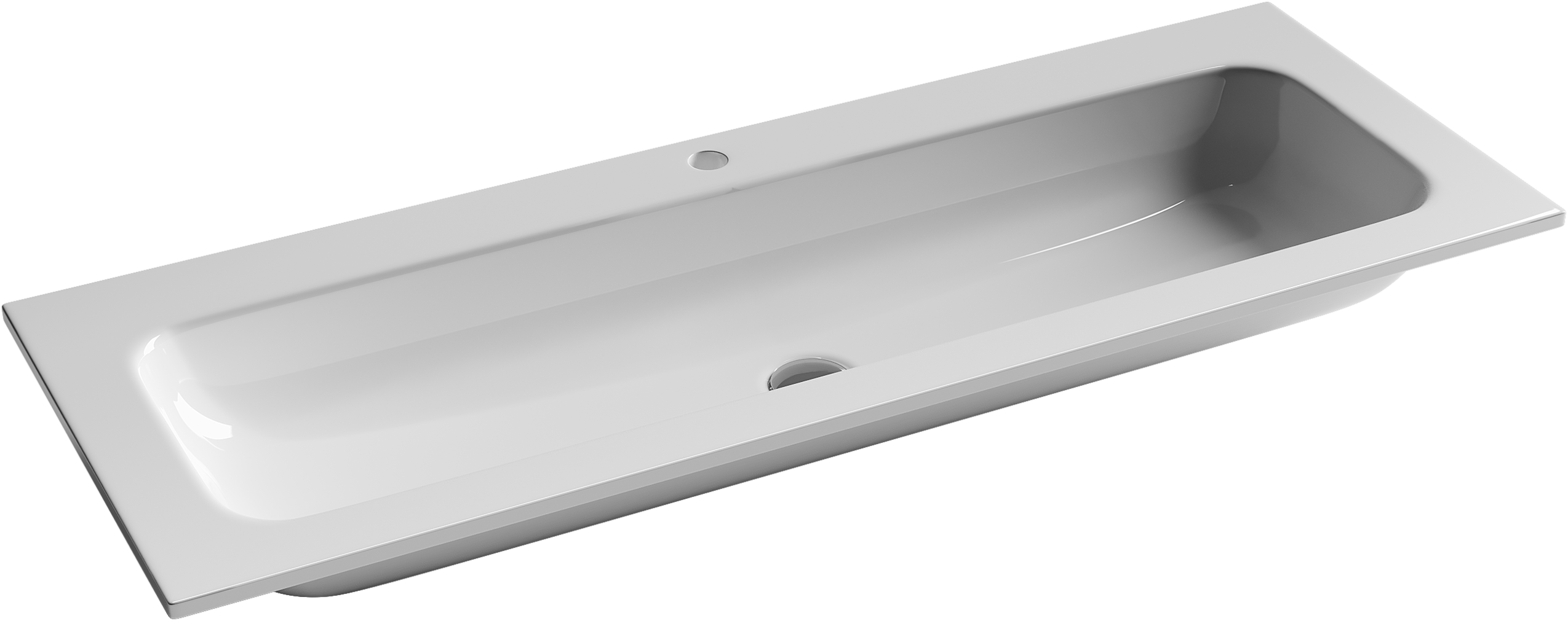 Изображение товара Раковина Ceramicanova CN7017 Grace прямоугольная накладная 121x45.7x13.7 см