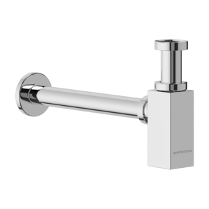 Изображение товара Дизайнерский бутылочный сифон Ceramicanova для раковины с мокрым затвором 70002CH, хром