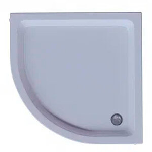 Изображение товара Душевой поддон Aquatek 80 x 80 х 15 см, акриловый, четверь круга, с ножками и с фронтальным экраном, DPA-0000007