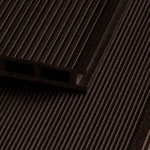 Изображение товара Террасная доска Экодэк ДПК Стандарт Вельвет Брайт 14 х 300 см темный шоколад