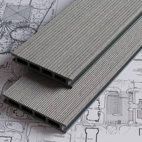 Изображение товара Террасная доска Экодэк ДПК Вельвет Брайт 14х300 см серый