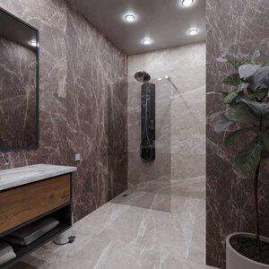 Изображение товара Душевая стенка Радомир Walk-In 110 х 200 см, стекло прозрачное, 1-10-0-0-0-1900