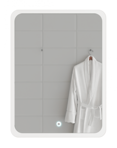 Изображение товара Зеркало 1Marka Amour 60 x 80 см, с подсветкой, без рамы, белый, Ц0000007710