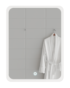 Изображение товара Зеркало 1Marka Amour 60 x 80 см, с подсветкой, рама, белый, Ц0000012837