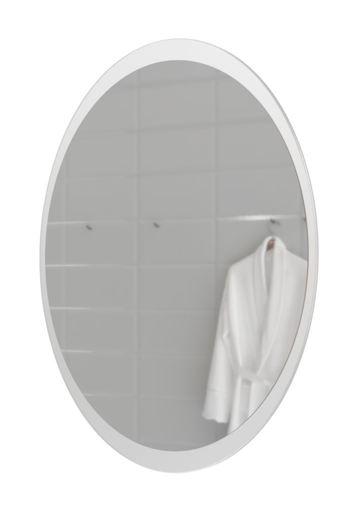 Изображение товара Зеркало Marka One Art 65 Light, 65 x 90 см, с подсветкой, белый, У26290 Изображение товара Зеркало Marka One Art 65 Light, 65 x 90 см, с подсветкой, белый, У26290