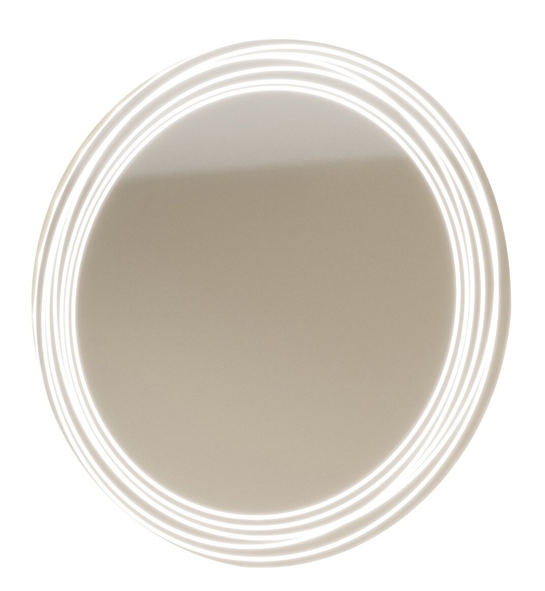 Изображение товара Зеркало с подсветкой Marka One Belle 75 Light 75x75 см белое Россия