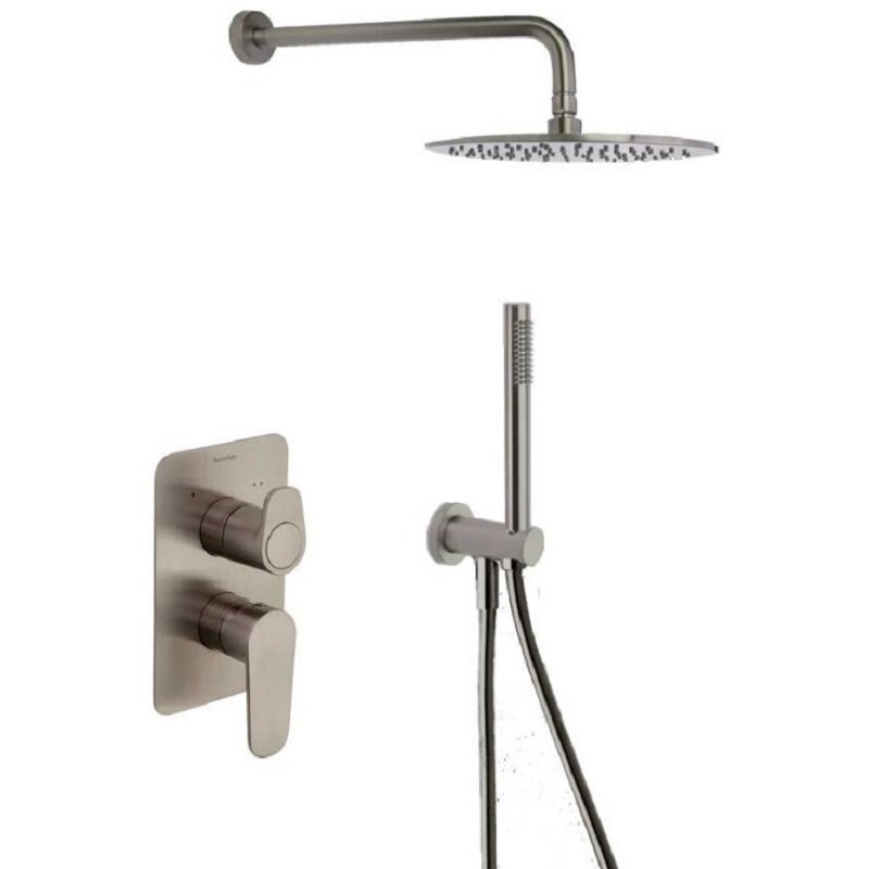 Изображение товара Душевая система Ramonsoler Alexia никель с PVD покрытием и термостатом