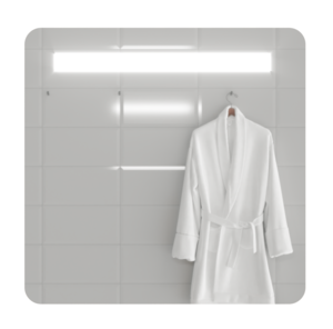 Изображение товара Зеркало 1Marka Гармоника Лайт 75x75 см с подсветкой Изображение товара Зеркало 1Marka Гармоника Лайт 75x75 см с подсветкой