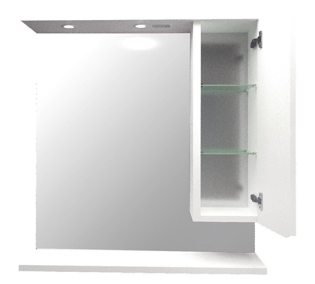 Изображение товара Зеркальный шкаф 1Marka Кода Лайт 80 x 89 см, с подсветкой, белый, У57596