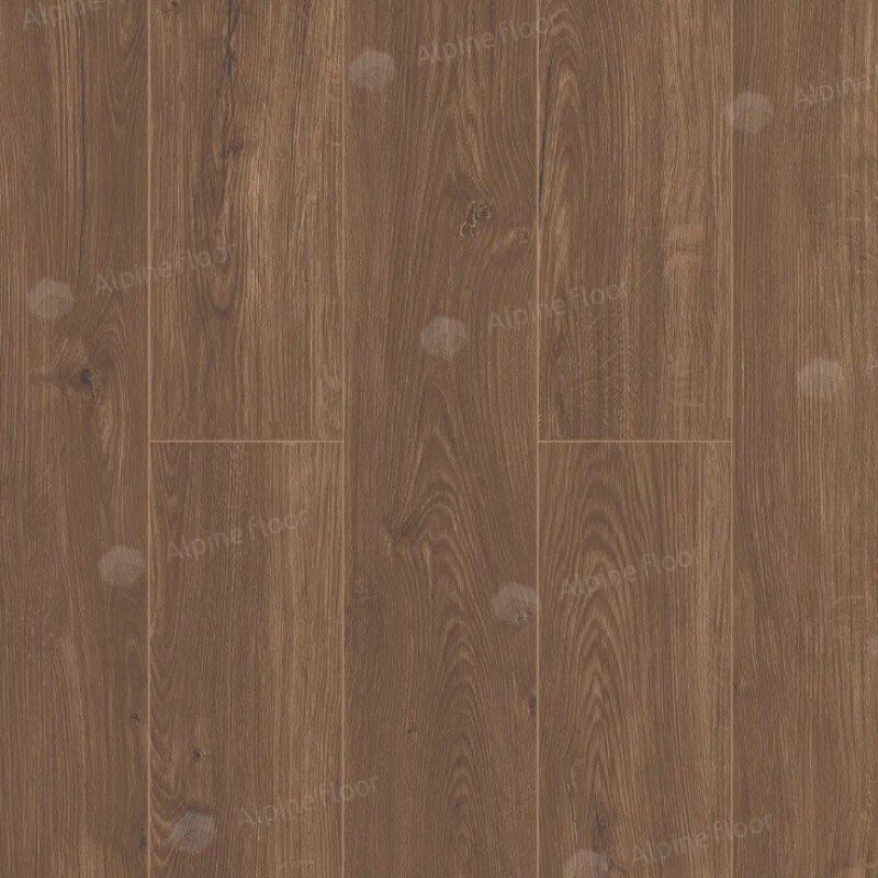 Изображение товара Виниловый ламинат SPC Alpine Floor Sequoia темный 4 мм 122 см шлифованный