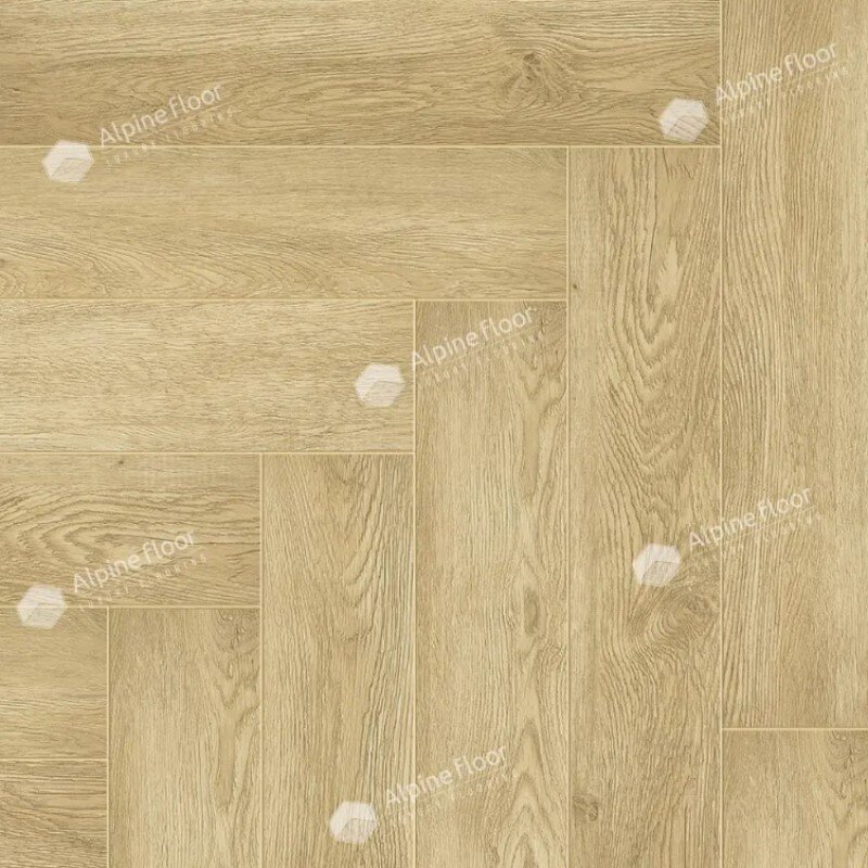 Изображение товара Виниловый ламинат Alpine Floor Parquet LVT, ECO 16-3, планка 11.8 х 59 см, декор Дуб Ваниль Селект, клеевой, 2.5 мм