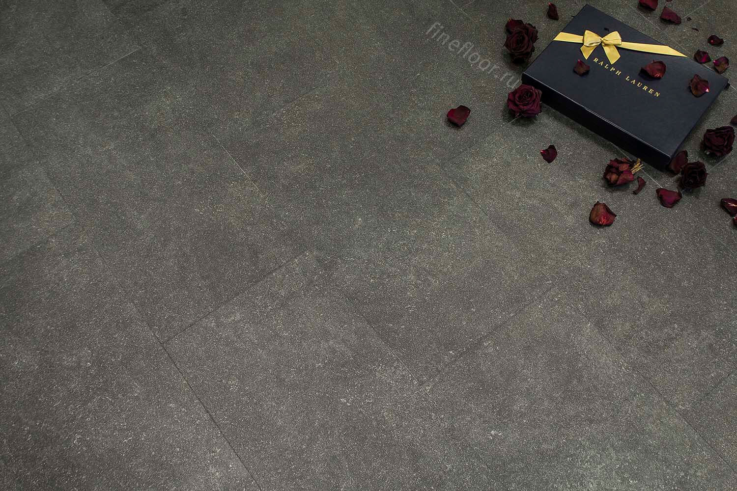 Изображение товара Виниловый ламинат Fine Floor Stone Лаго Верде FF-1592 324x655 мм, черный, без фаски