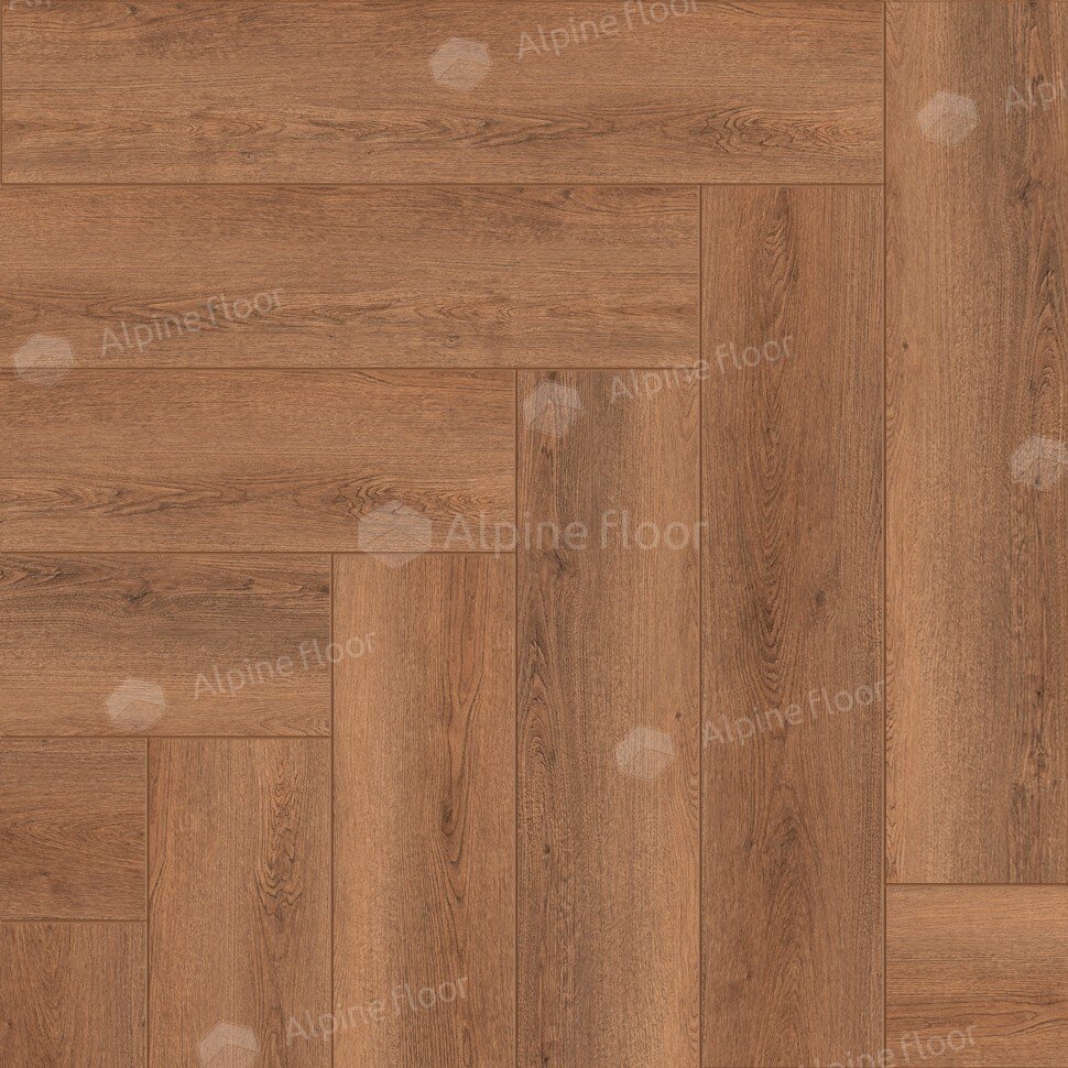 Изображение товара Виниловый ламинат SPC Alpine Floor Parquet Light 4 мм с замковым соединением, класс 43
