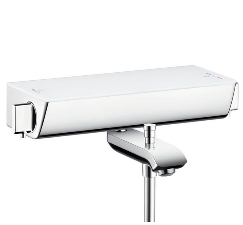 Изображение товара Смеситель для ванны и душа Hansgrohe Ecostat Select, 13141400, термостатический, белый/хром