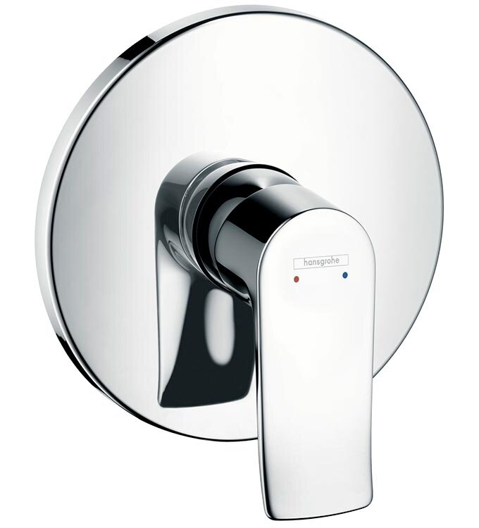 Изображение товара Смеситель для душа Hansgrohe Metris 31685000 хром однорычажный встроенный