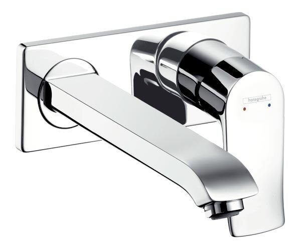 Изображение товара Смеситель для раковины Hansgrohe Metris хром 31086000, однорычажный с технологией AirPower