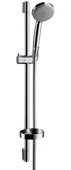 Изображение товара Душевой гарнитур Hansgrohe Croma 100 1jet/Unica'C с реж гирей и хромированным покрытием