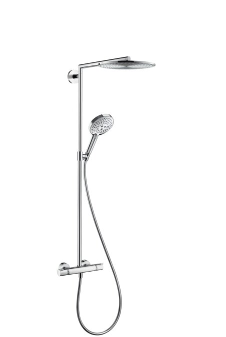 Изображение товара Душевая система Hansgrohe Raindance 27114000 Select Showerpipe 300 термостатическая хром