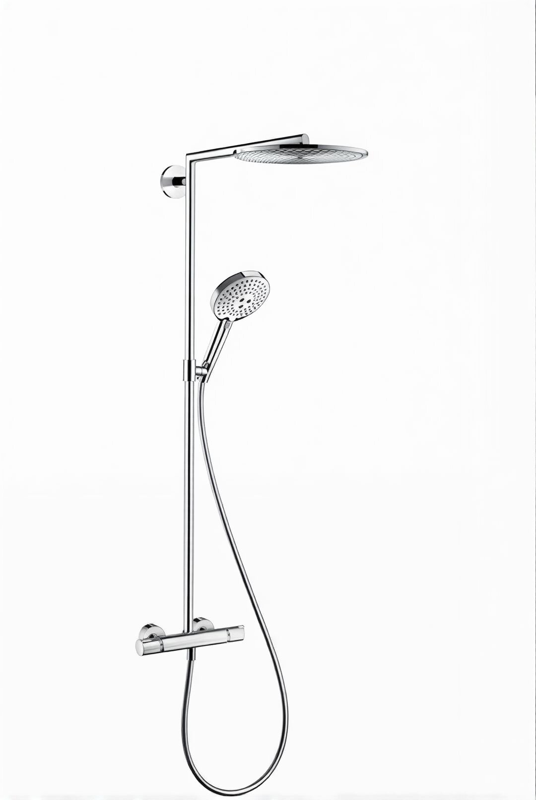 Изображение товара Душевая система Hansgrohe Raindance Select Showerpipe 27114000, термостатическая, хром Изображение товара Душевая система Hansgrohe Raindance Select Showerpipe 27114000, термостатическая, хром