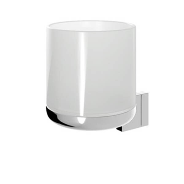 Изображение товара Стакан для щеток Am.Pm Admire A1034300 настенный хром стекло латунь Германия