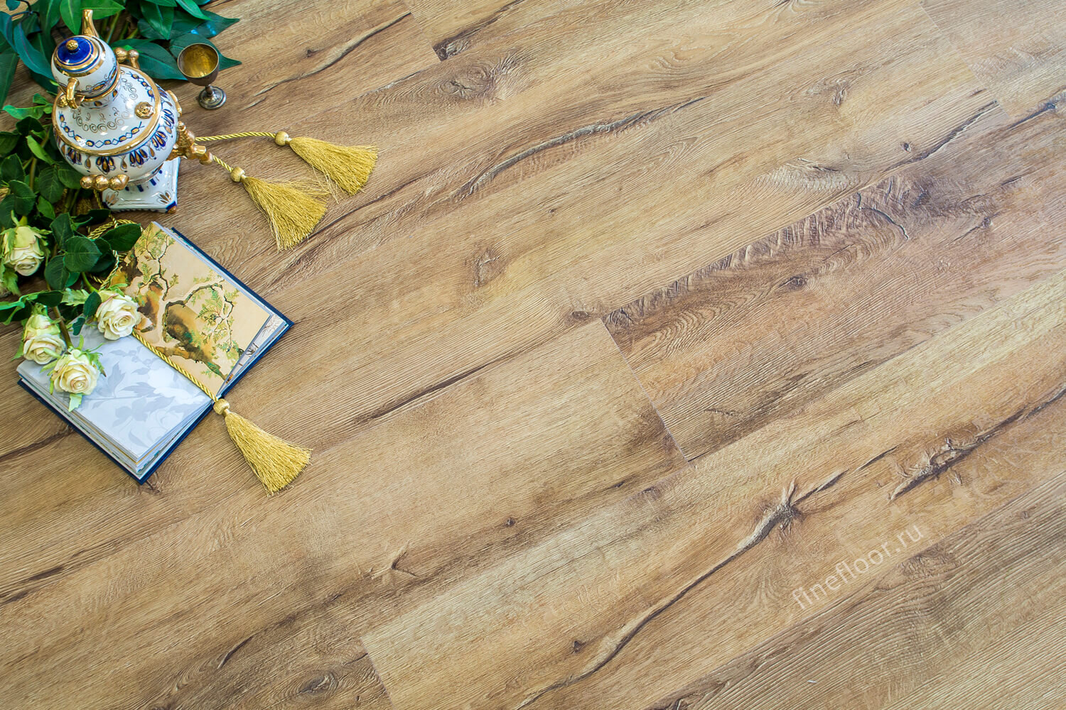 Изображение товара Fine Floor Rich FF-2081 Дуб Гавана - виниловый ламинат 2. 5 мм, 196x1320 мм