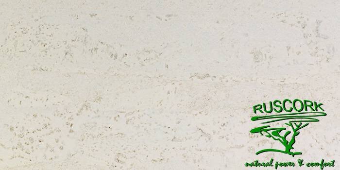 Изображение товара Пробковое покрытие Ruscork Ecocork home FL Компридо белый Швейцария 10.5 мм